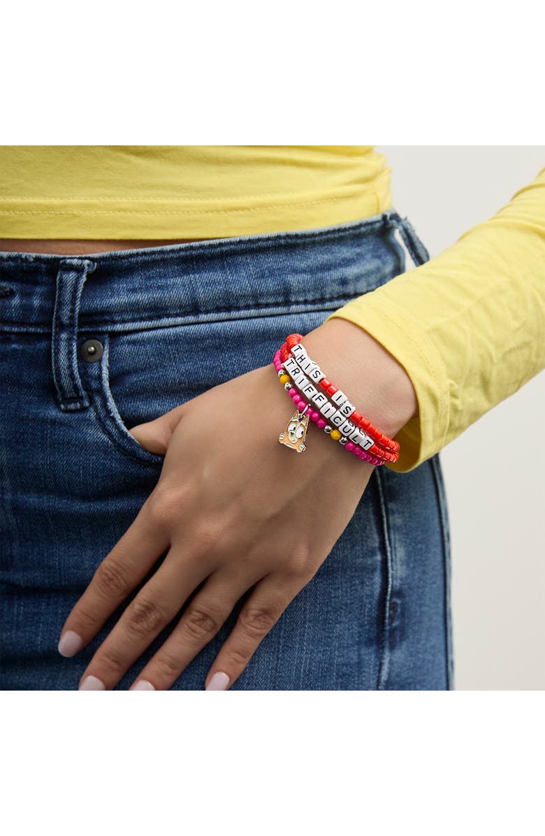 BLUEY Fashion Stretch Bracelet Set, 6 Count, Alternate, color, Pink/Blue