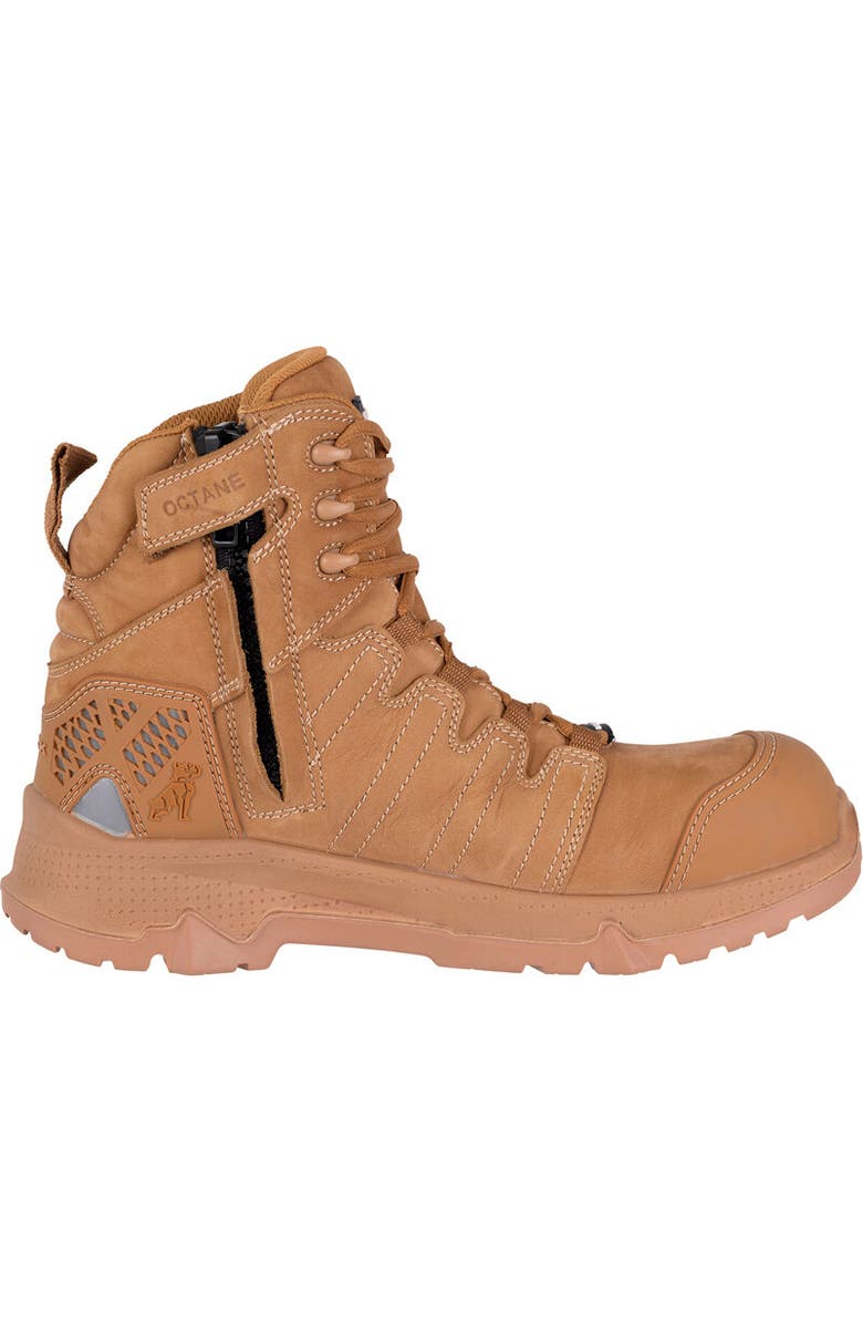 Mack Workwear USA Octane Composite Toe Zipper Work Boot, Main, color, Tan
