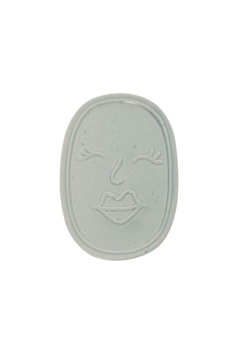 Blue Face Catch All Ceramic Blue, Main, color, Blue