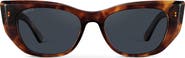 WMP Eyewear Evelyn - 50mm Cat-Eye Polarized Sunglasses