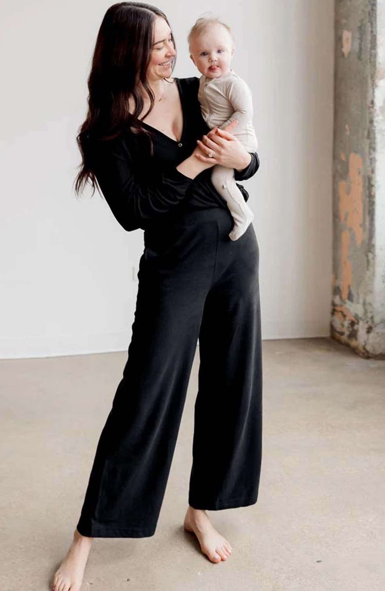 Of an Origin Nursing & Maternity Everywhere Long-Sleeve Wrap Blouse, Alternate, color, 