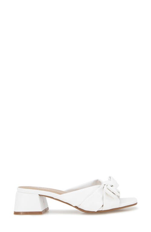 Esprit Summer Block Heel Sandal In Off White