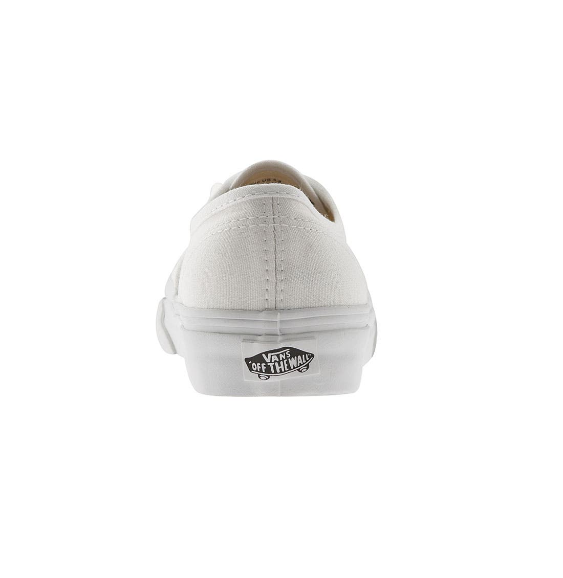 Authentic Sneaker, Alternate, color, TRUE WHITE