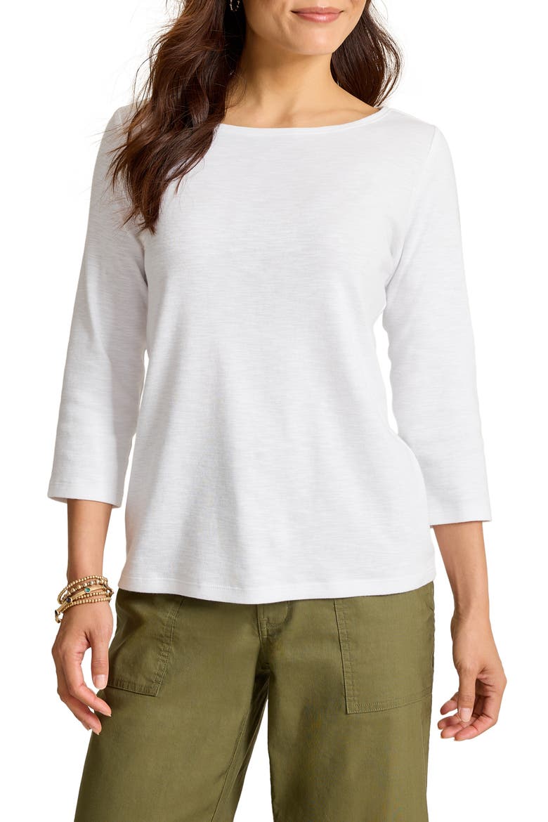 Ashby Slub Top, Main, color, WHITE