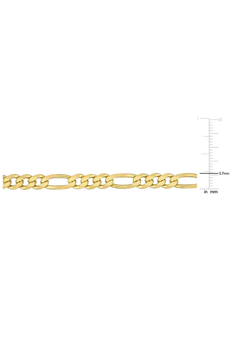 Men's Figaro Chain Necklace & Bracelet Set, Alternate, color, YELLOW GOLD