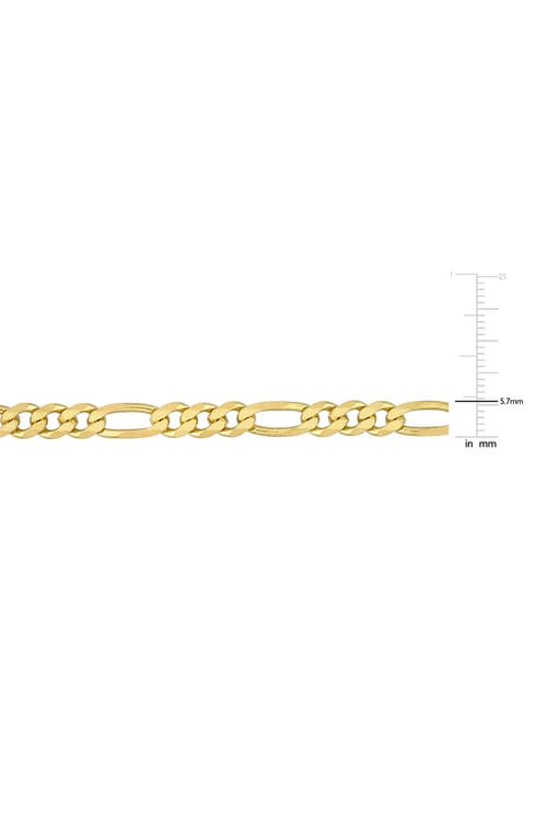Delmar Figaro Chain Necklace & Bracelet Set In Gold