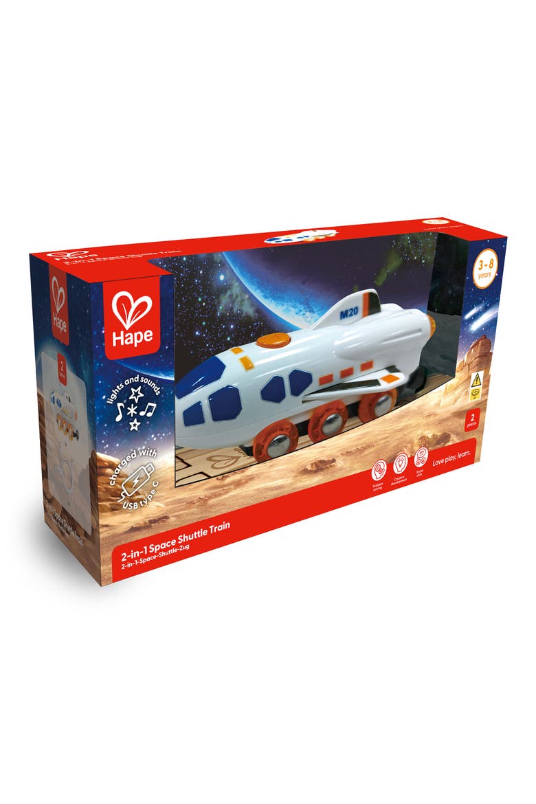 2-in-1 Space Shuttle Train Playset, Alternate, color, MULTI