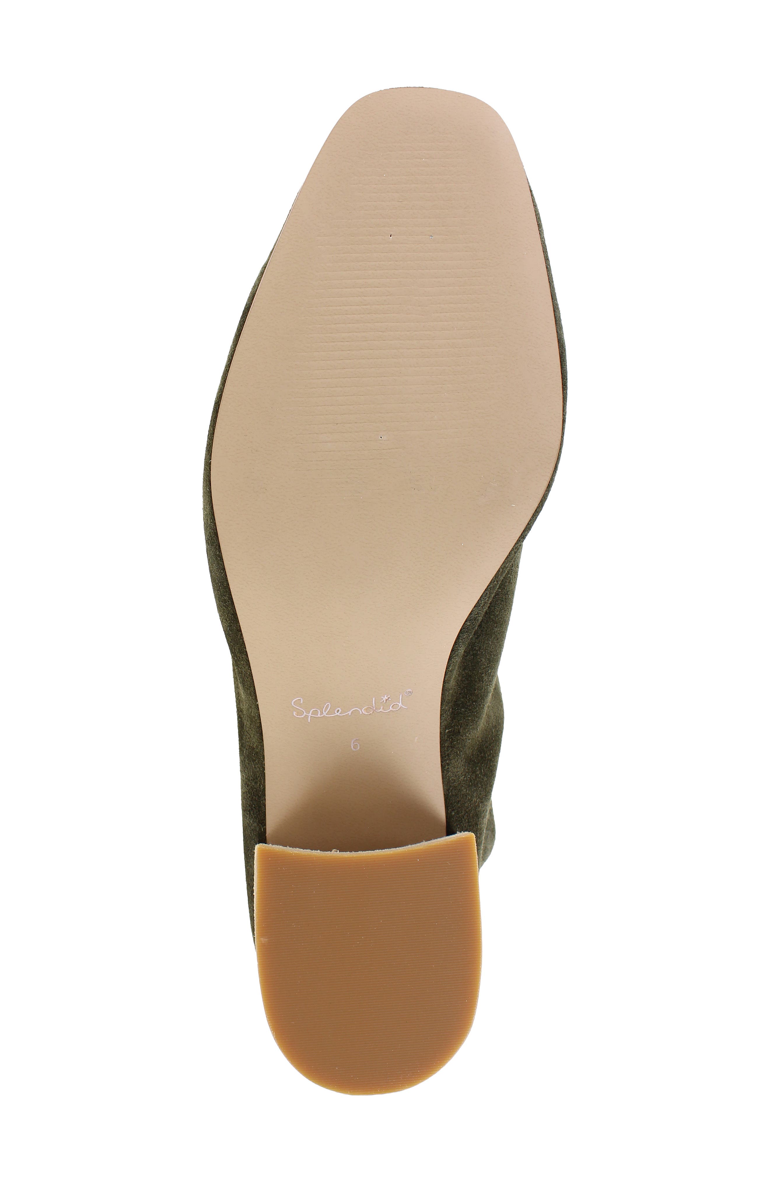 Olivia Leather Pump, Alternate, color, OLIVE