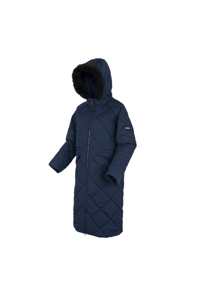 Freyla Padded Jacket, Alternate, color, Navy