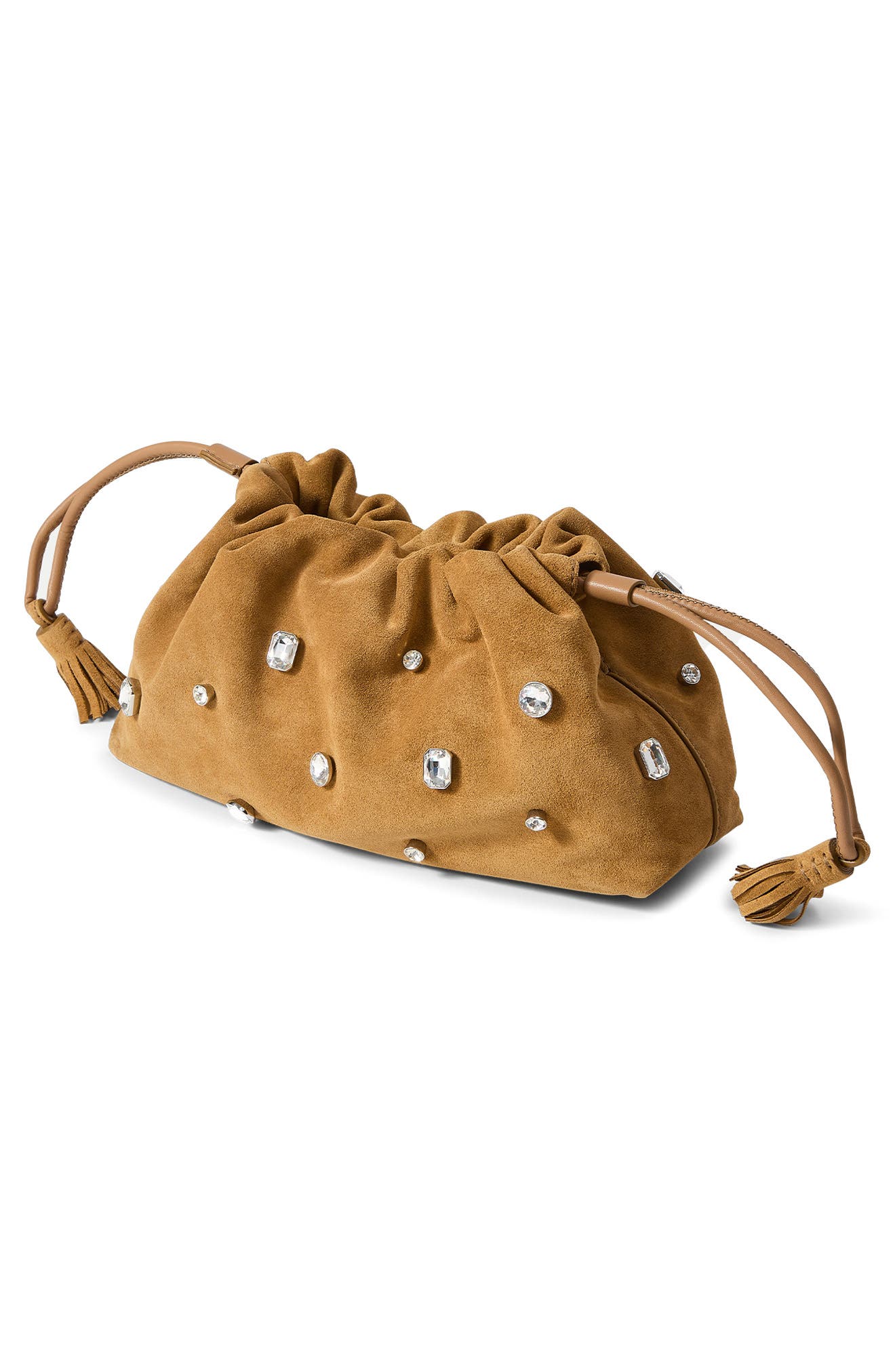 Small Crystal Stash Bag, Alternate, color, ACORN