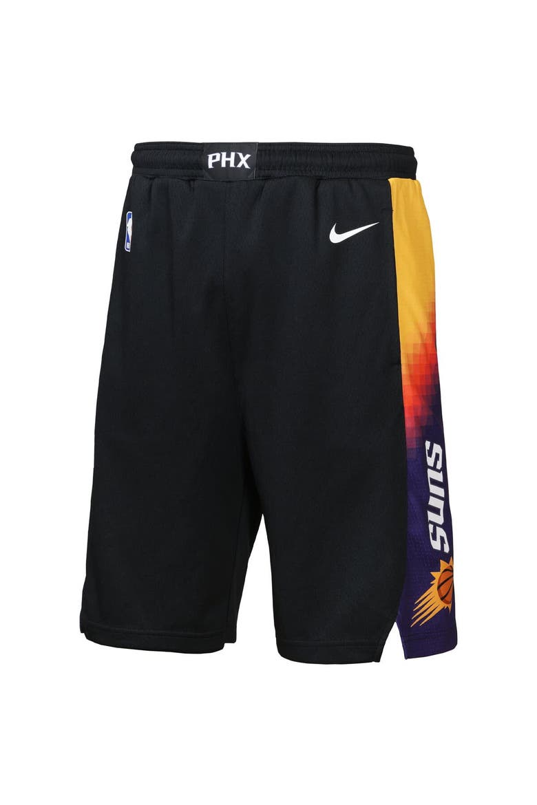 Youth Nike Black Phoenix Suns 2025/26 City Edition Swingman Performance Shorts, Alternate, color, Black