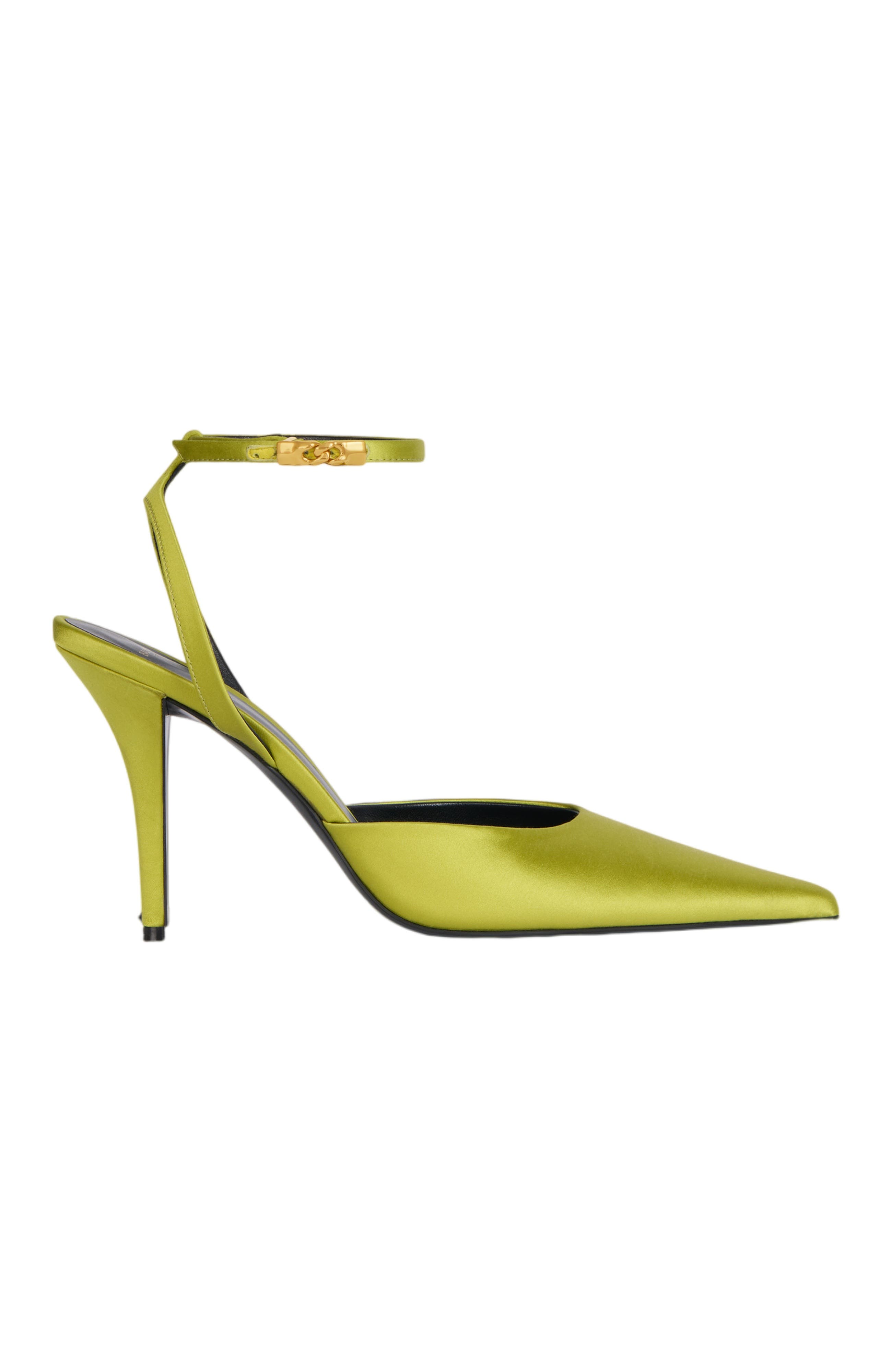 Satin Strappy Courts, Alternate, color, green