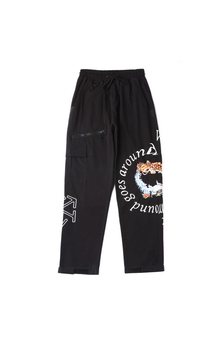 VERYRARE Ouroboros Pants, Main, color, Black
