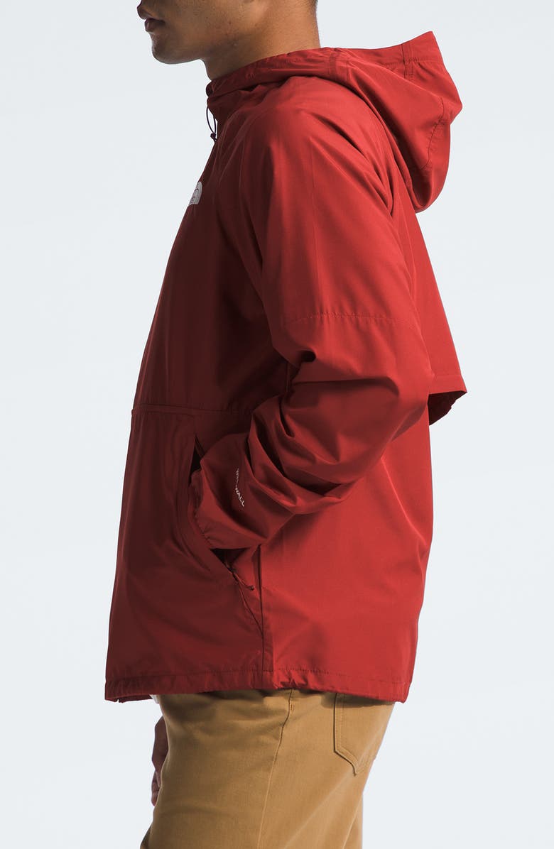 The North Face Flyweight Wind Resistant Zip Hoodie, Alternate, color, Iron Red