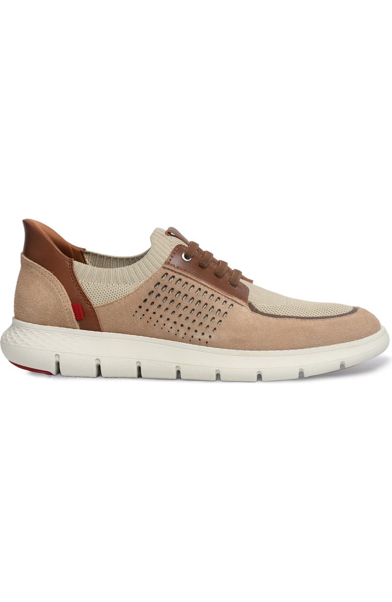 Marc Joseph New York Buffalo Street Hands Free Technology Lightweight Leather Sneaker, Alternate, color, Beige