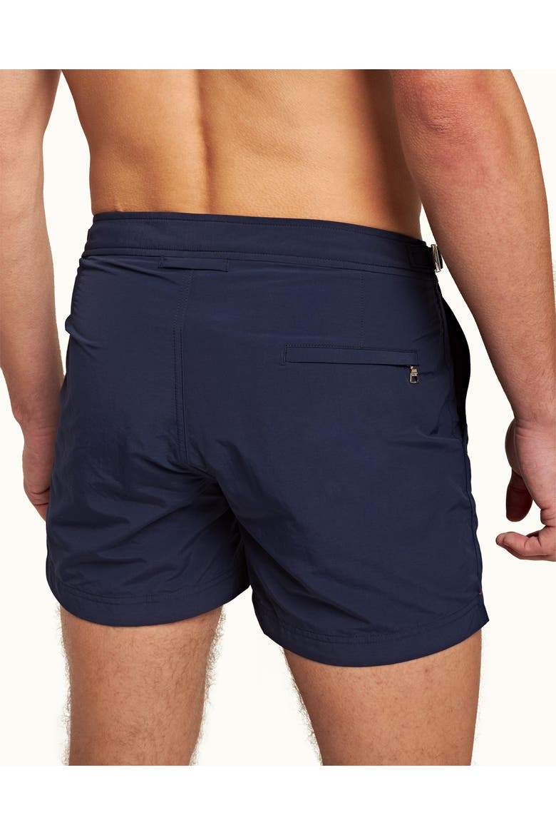 Setter Shorter Length Swim Shorts, Alternate, color, Navy