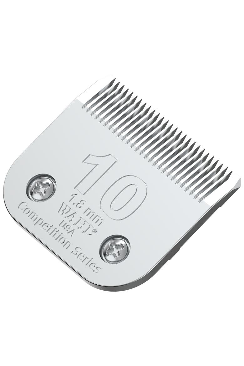 10 medium detachable blade with 1/16-inch cut length, Main, color, Chrome