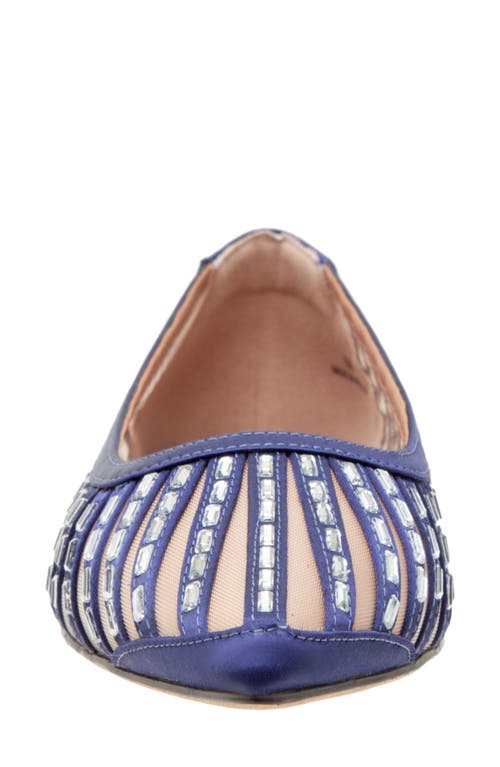 Linea Paolo Noelle Pointed Toe Flat In Blue