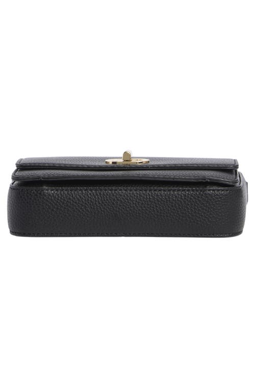 Nanette Lepore Julez Flap Crossbody Bag In Black
