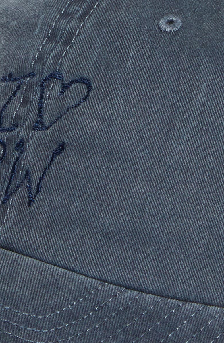 Paloma Wool Roma Embroidered Denim Adjustable Baseball Cap, Alternate, color, 