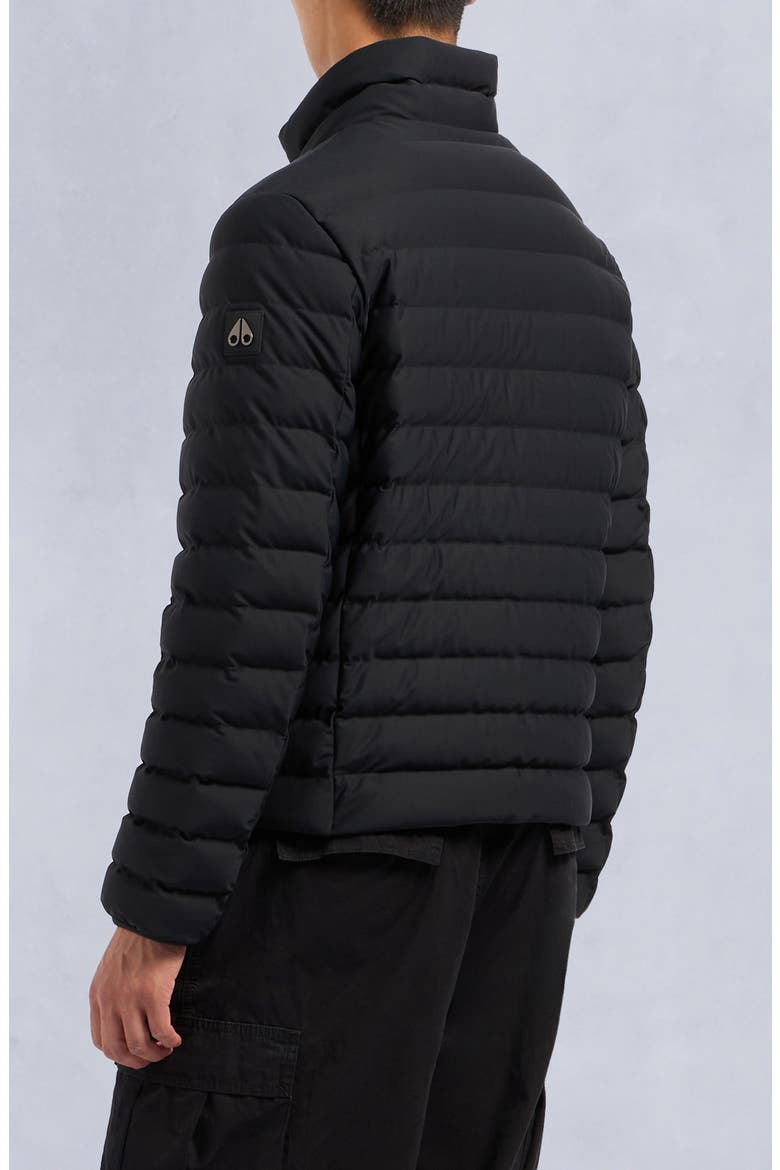 Laki Water Repellent Quilted Down Jacket, Alternate, color, BLACK