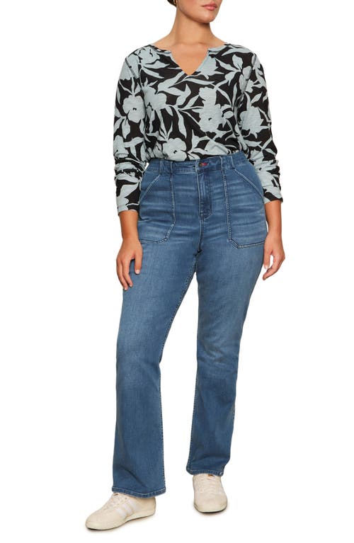Sanctuary Perfect Notch Print Long Sleeve T-shirt In Multi