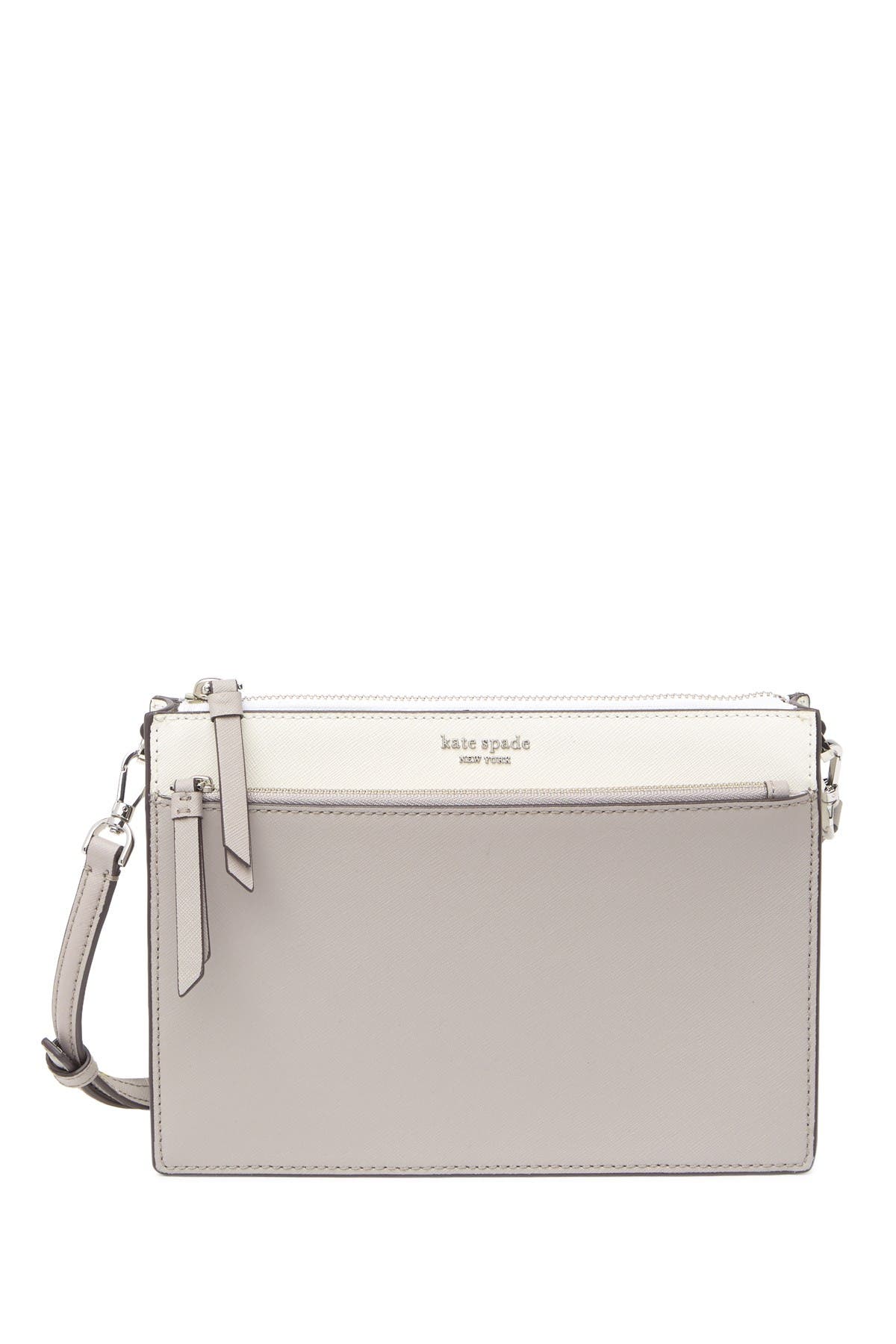 Kate Spade New York cameron leather zip crossbody bag, Alternate, color, 