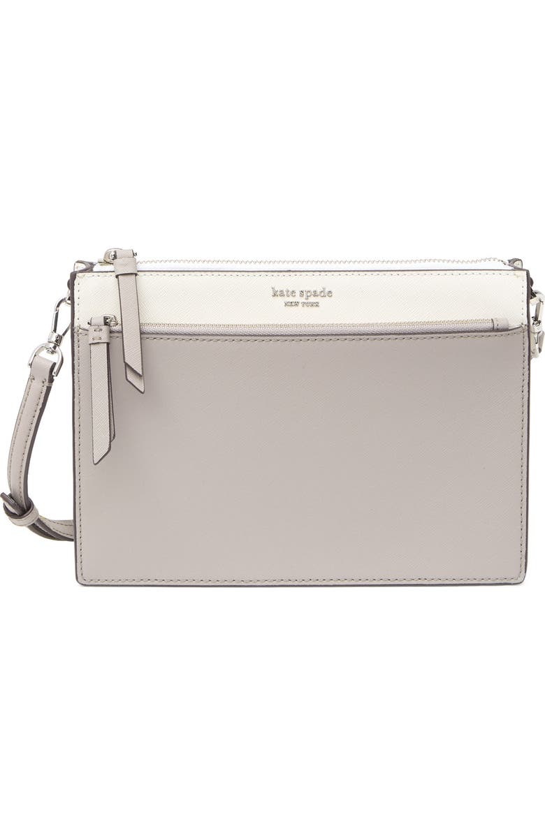 Kate Spade New York cameron leather zip crossbody bag, Alternate, color,