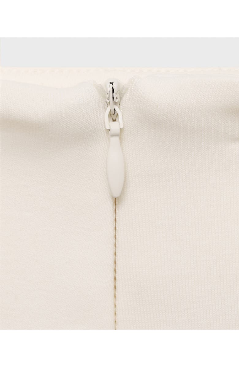 MANGO Wide Leg Crop Pants, Alternate, color, Ecru