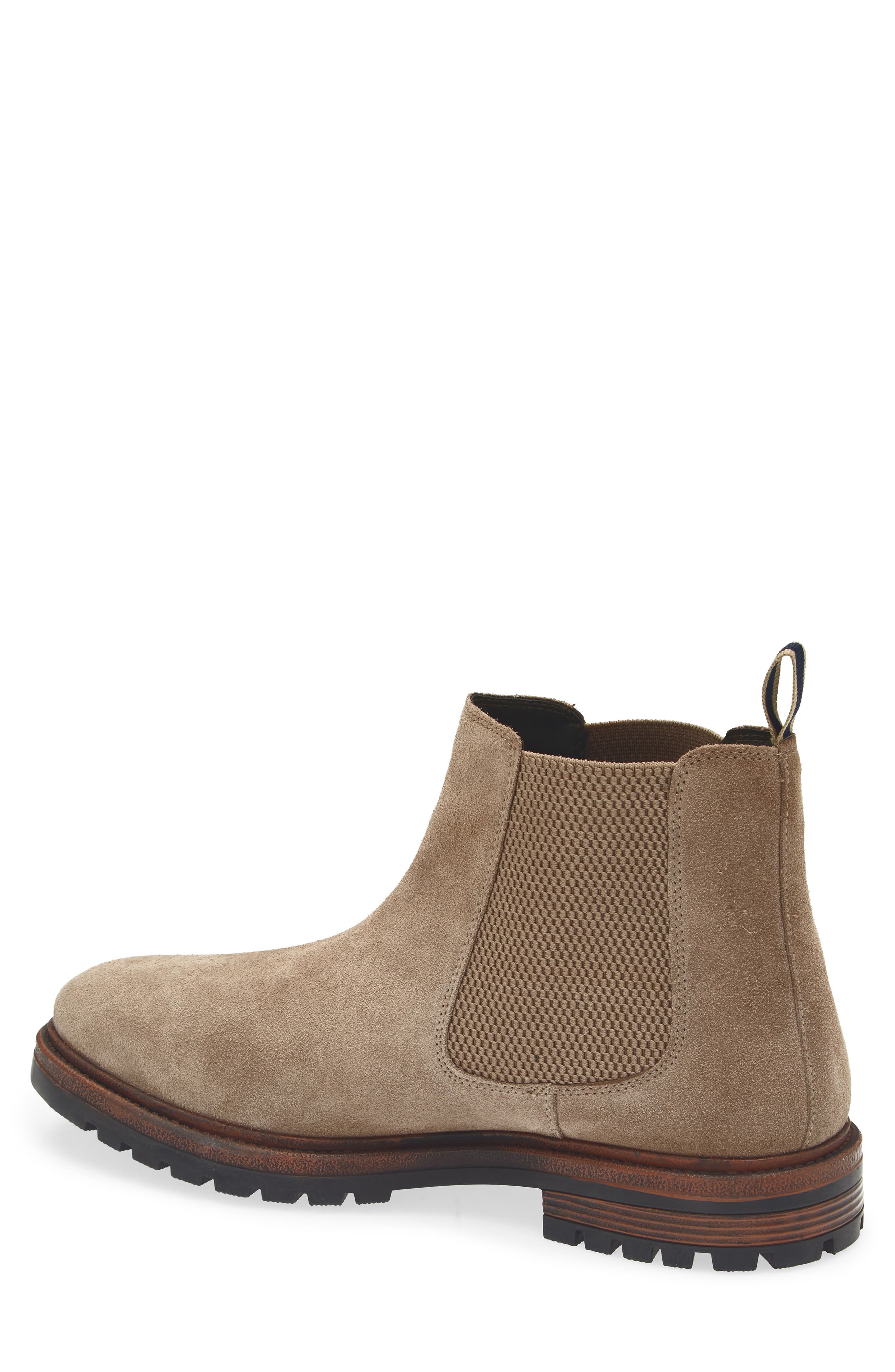 Steve Madden Emden Lug Sole Chelsea Boot, Alternate, color, Taupe
