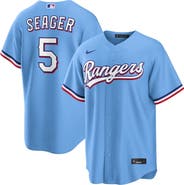Nike Men's Nike Corey Seager Light Blue Texas Rangers Alternate Replica Jersey