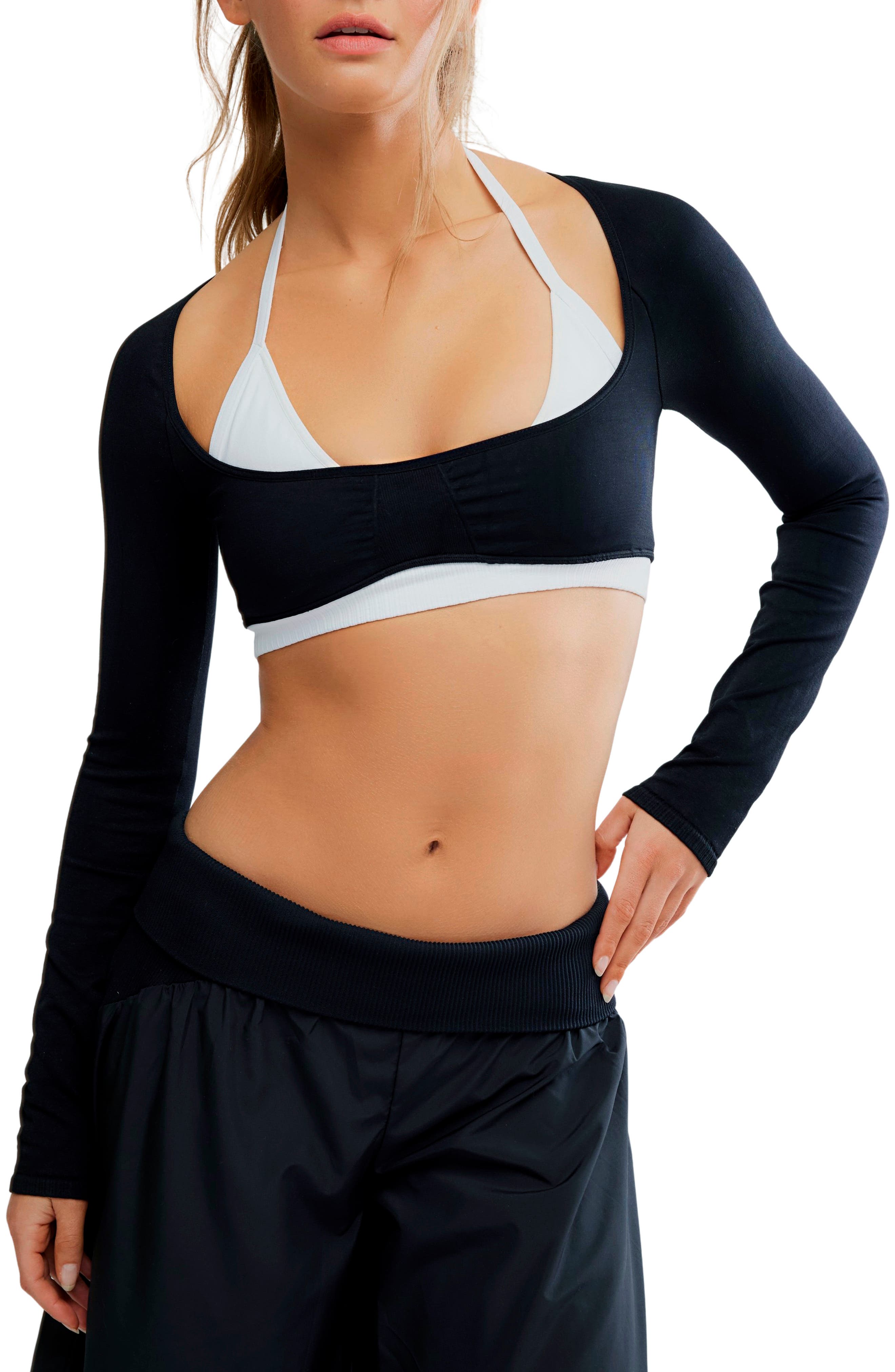 Good Karma Long Sleeve Ultra Crop Top