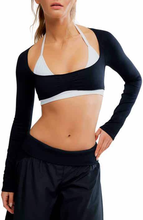 Good Karma Long Sleeve Ultra Crop Top
