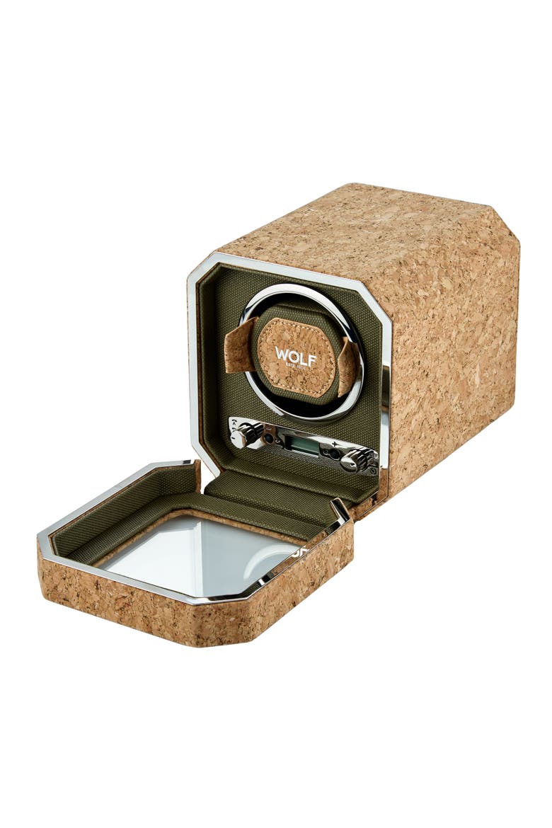 Cortica Single Watch Winder II, Alternate, color, Cork