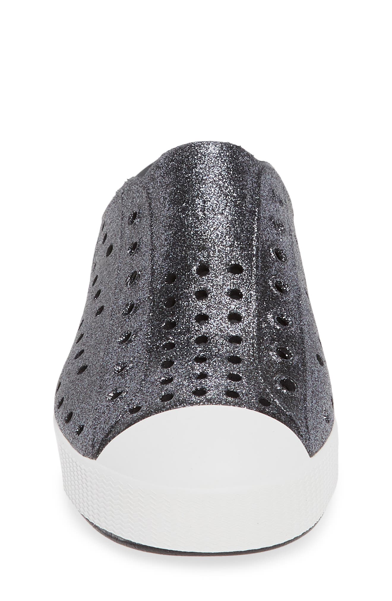 Jefferson Bling Glitter Slip-On Sneaker, Alternate, color, JIFFY BLING/ SHELL WHITE