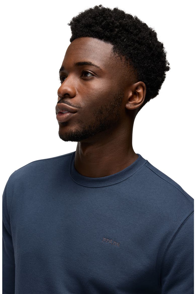 Fleece Crewneck Sweatshirt, Alternate, color, STORMY NIGHT