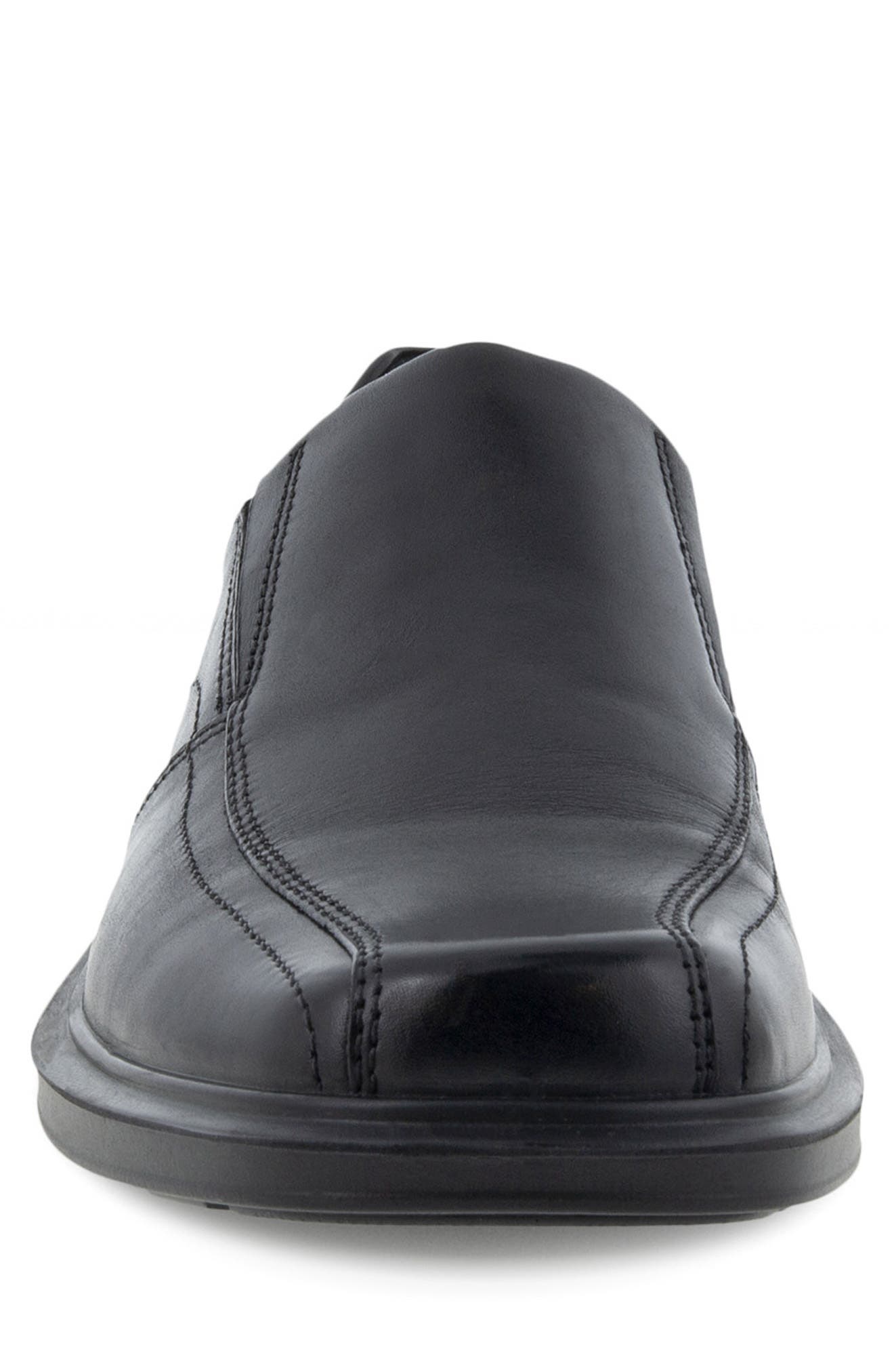 ECCO Helsinki Classic Bike Toe Loafer, Alternate, color, Black