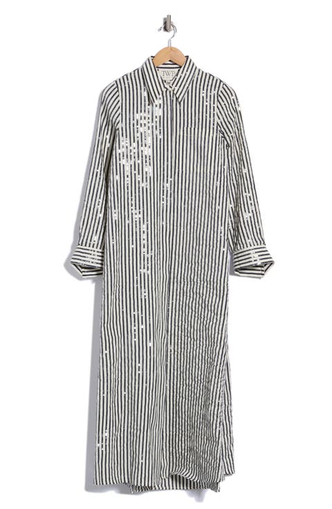 Jennys Sequin Stripe Gown