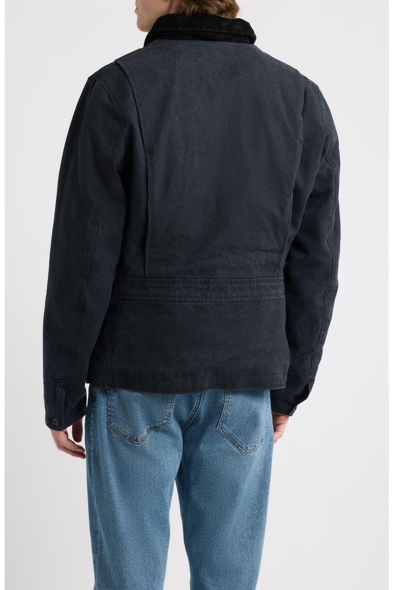 Cotton Canvas Deck Jacket, Alternate, color, BLACK