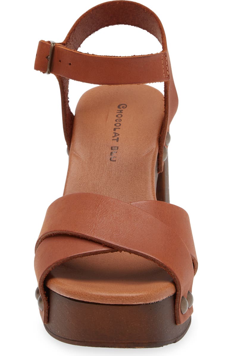 Chocolat Blu Hira Ankle Strap Platform Sandal, Alternate, color,