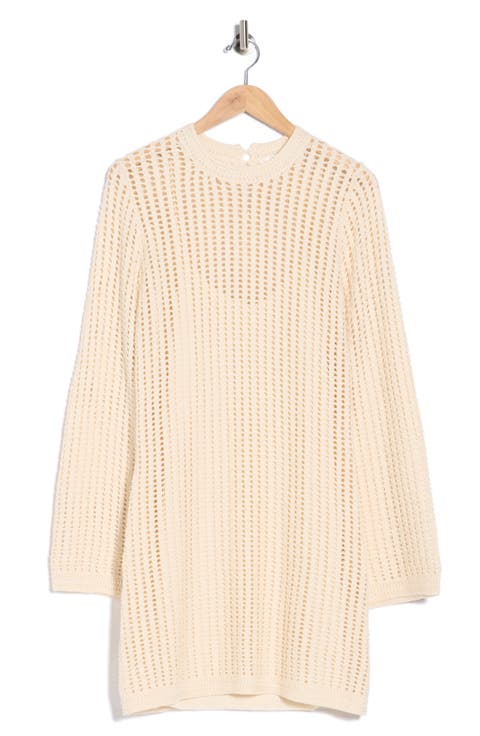 The Crochet Bell Sleeve Cotton Dress