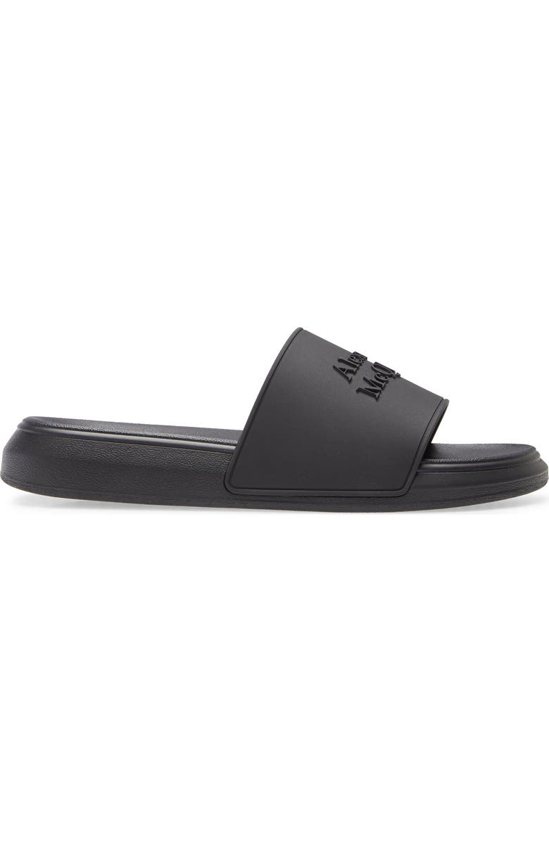 McQueen Alexander McQueen Hybrid Logo Slide Sandal, Alternate, color,