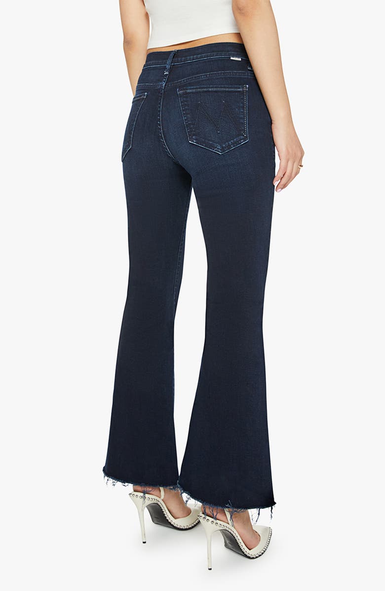 MOTHER Lil' High Waist Raw Hem Wide Leg Jeans, Alternate, color, Chip On My Shoulder