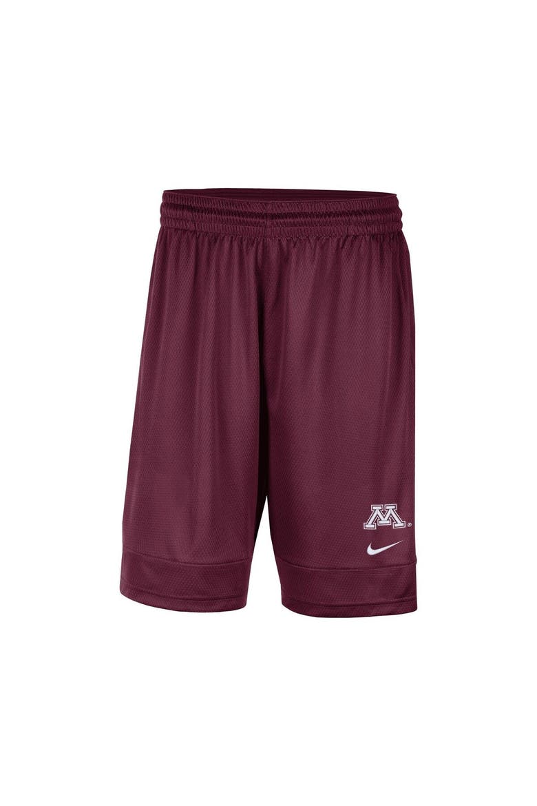 Men's Nike Maroon Minnesota Golden Gophers Fast Break Team Performance Shorts, Alternate, color, Maroon