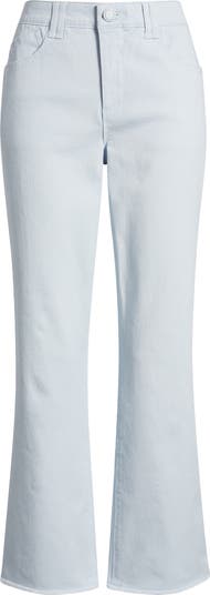 Tatum 'Ab'Solution Frayed High Waist Ankle Flare Jeans