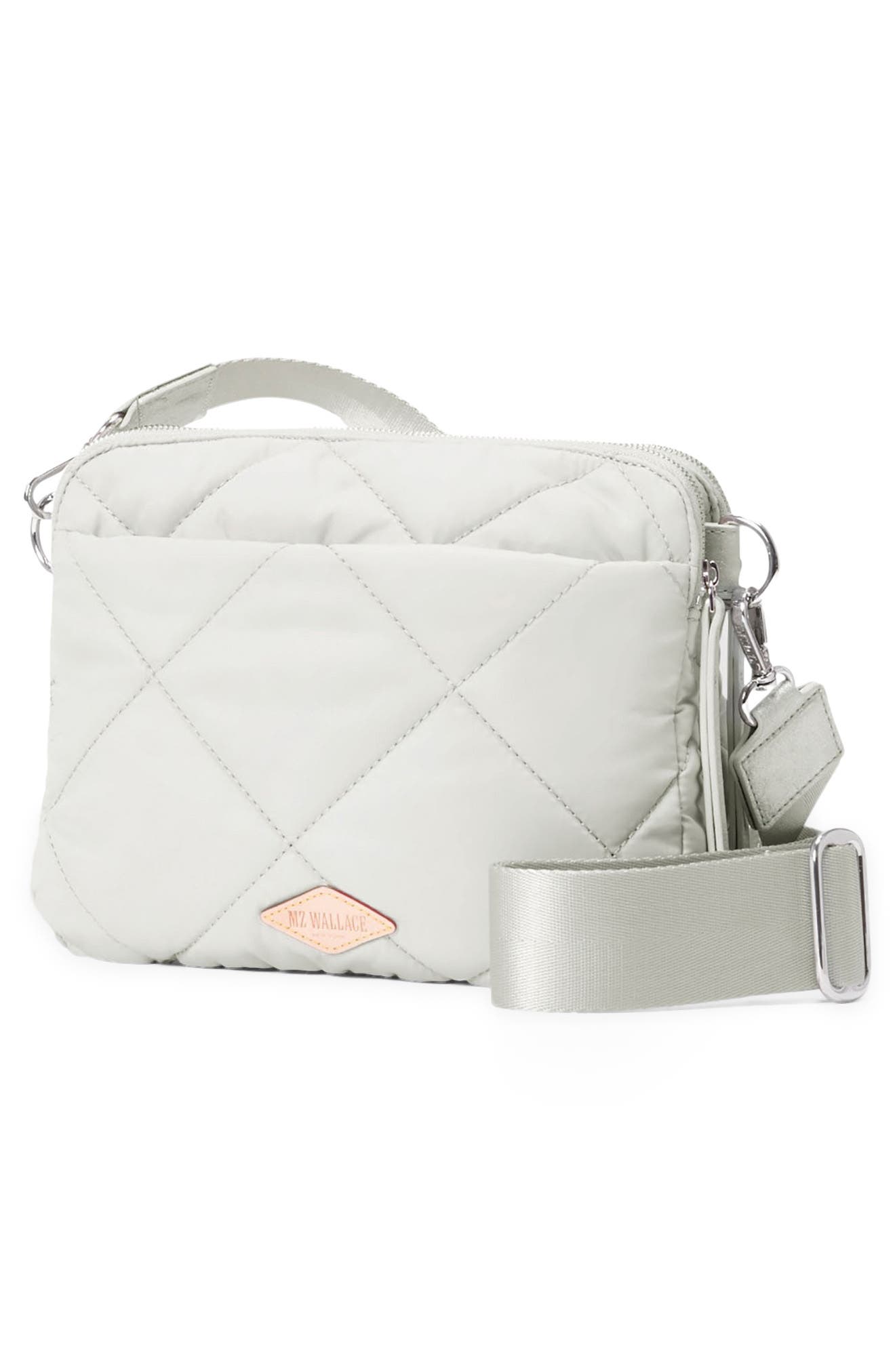 MZ Wallace Madison Quilted Nylon Crossbody Bag, Alternate, color, 