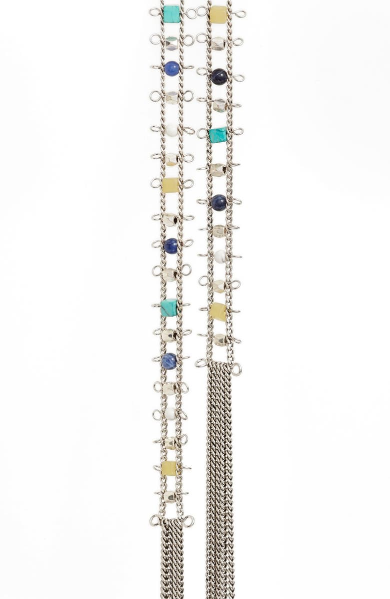 Treasure & Bond Stone Ladder Lariat Necklace, Alternate, color, 