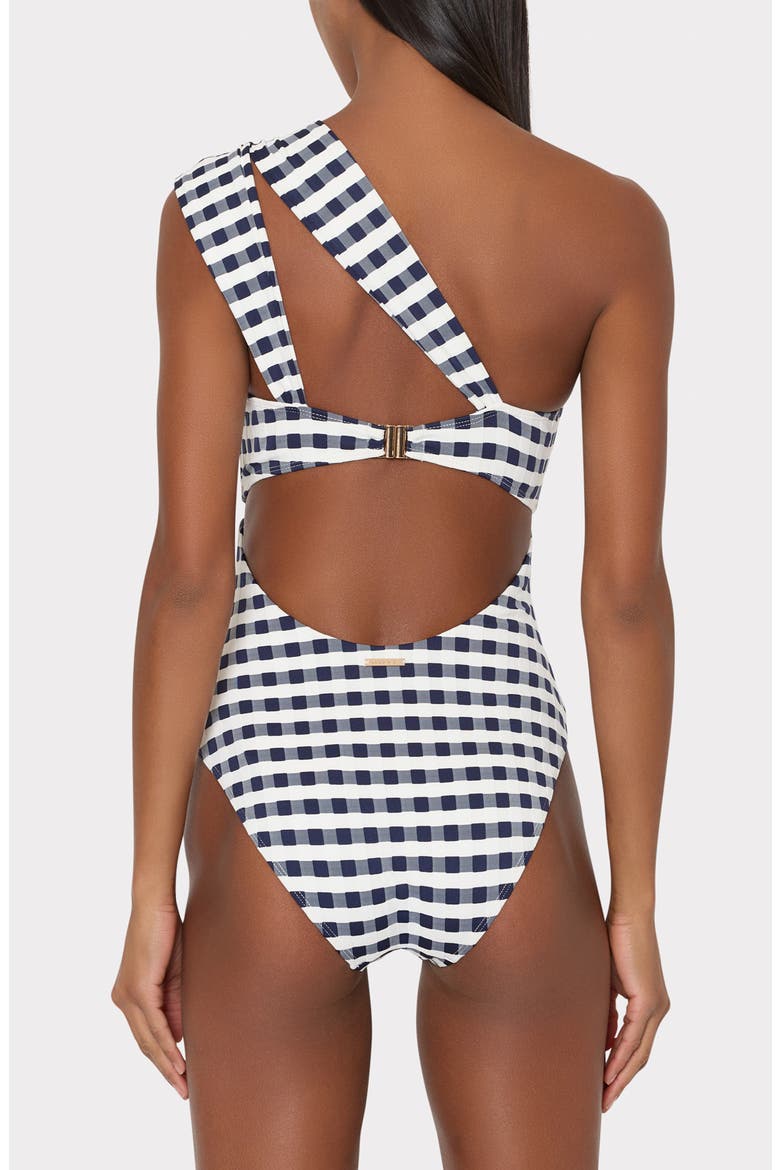 Betsy Cottage Jacquard Convertible One-Piece Swimsuit (Women