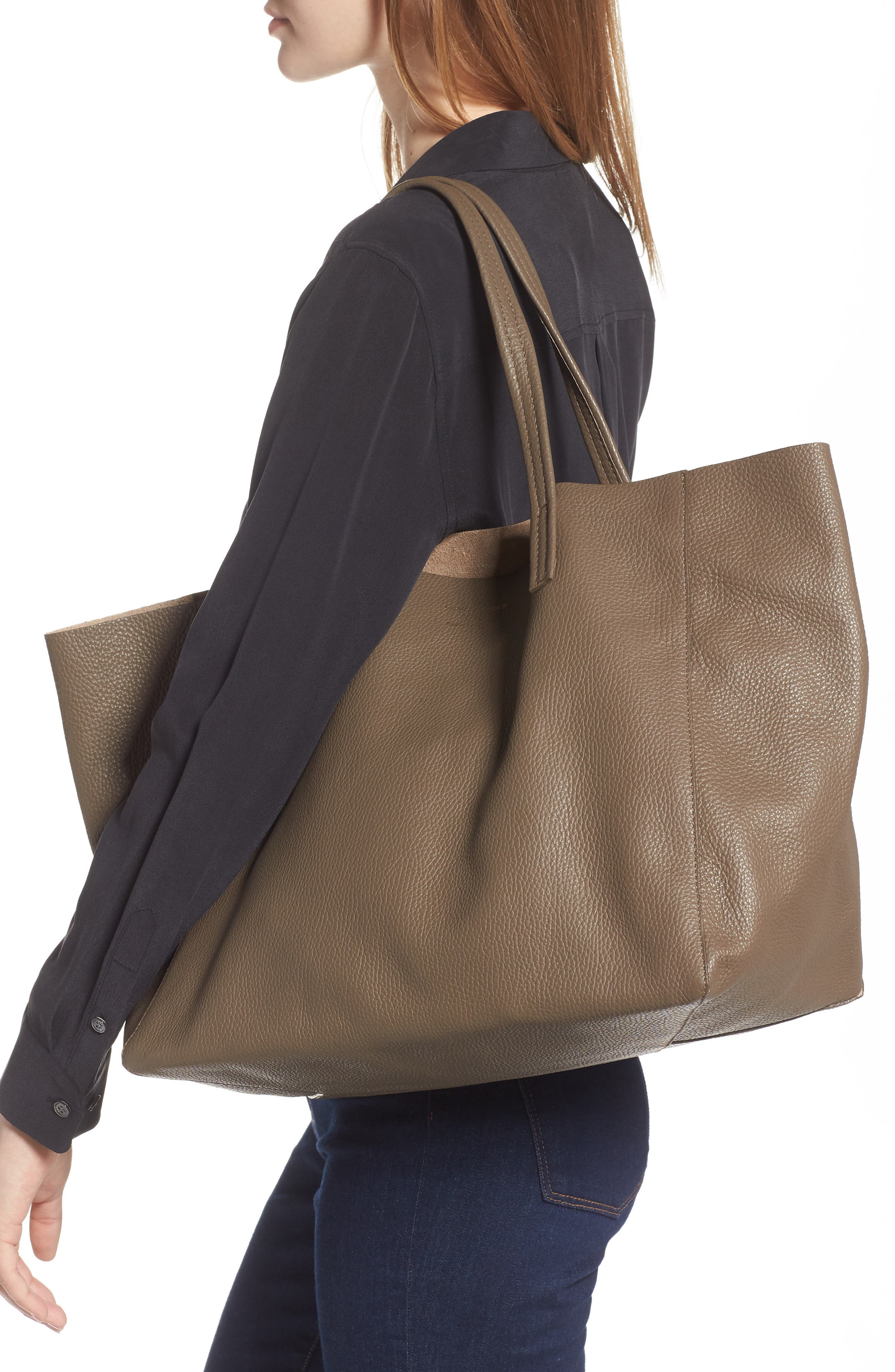 Kurt Geiger London Violet Leather Tote, Alternate, color, 