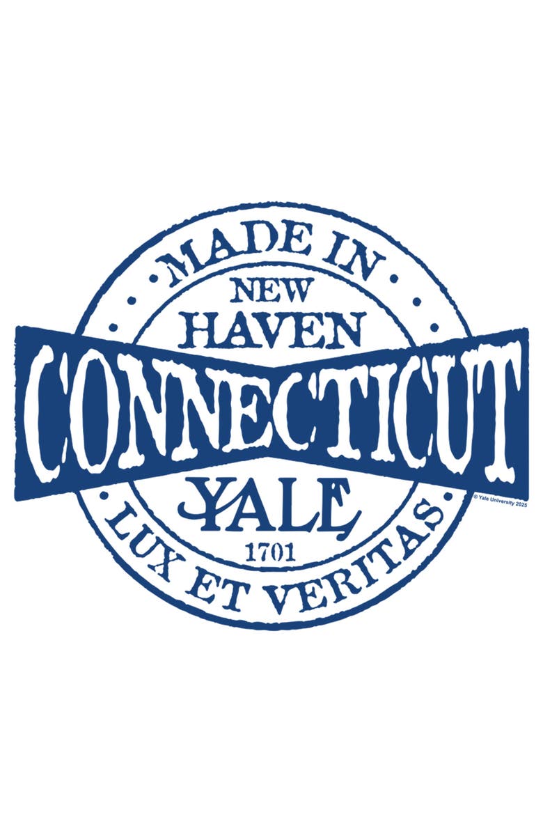 Yale University Men's Yale University Made In New Haven Graphic T-Shirt, Alternate, color, White